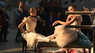 Degass art comes to life in dance at Pariss Musée dOrsay museum  AFP [upl. by Tonkin]