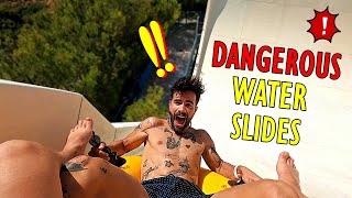 VLOG Insane Waterpark in Rhodes 🇬🇷 [upl. by Ademordna]