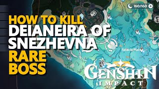 Deianeira of Snezhevna Genshin Impact Rare Boss Fight [upl. by Mae]