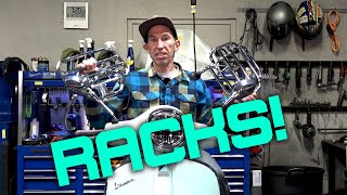 Front amp Rear Folding Racks for 2023 Vespa GTS HPE2 [upl. by O'Carroll]