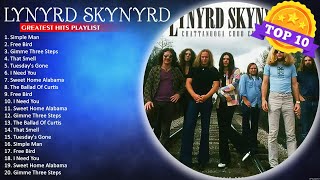 Lynyrd Skynyrd Greatest Hits Full Album 💚 Free Bird I Need You That Smell Tuesdays Gone [upl. by Teerpnam847]