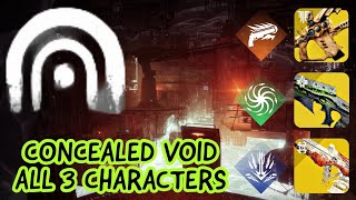 Legend Lost Sector Concealed Void on all Classes  Destiny2 Season of the Wish [upl. by Barn637]