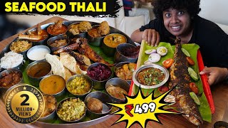 Seafood Feast at Rs 499  Aazhi Seafood Mess Chennai  Irfans view [upl. by Domash]