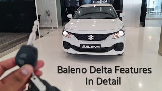 Maruti Baleno Delta MT Second Base 2023 Detailed Review 👌 On Road 874000All Features [upl. by Adaline605]