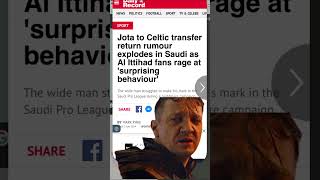 Jotas Potential Return Could Celtic FC See Their Star Player Again [upl. by Ecyarg]