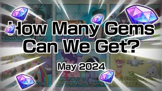 Pokemon Masters EX HOW MANY GEMS CAN WE GET May 2024 [upl. by Alicirp]