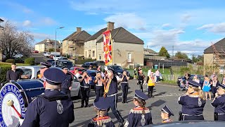 Pride of Bargeddie Flute Band  BARGEDDIE DAUGHTERS OF WILLIAM LLOL 215 70TH ANNIVERSARY 2024 [upl. by Ttezil]