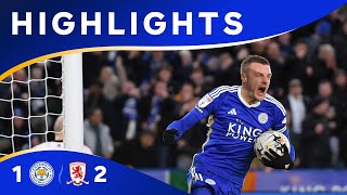 Vardys Goal Not Enough 😟  Leicester City 1 Middlesbrough 2 [upl. by Nore]