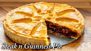 Steak n Guinness Pie Outstanding n Professional standard Made At Home [upl. by Attikin]