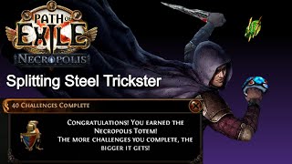 324 Splitting steel Trickster T17 boss fight showcase [upl. by Notxarb]