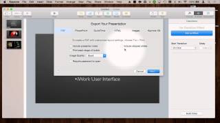 Keynote Tips How to Export a Presentation [upl. by Tail]