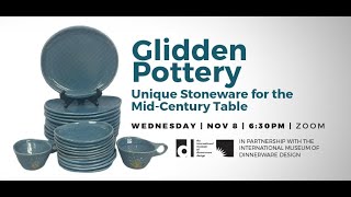 Glidden Pottery Unique Stoneware for the MidCentury Table [upl. by Noiek]