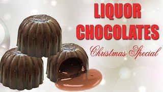 Christmas amp New Year Party Special recipeHomemade liquor chocolate recipeWhiskyfilledchocolate [upl. by Bennet]