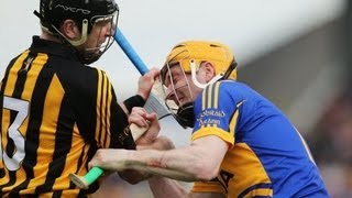 Lar Corbett vs JJ Delaney Hurling Fight [upl. by Nnylhsa]