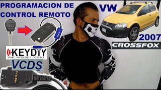 PROGRAMACION CONTROL REMOTO VW CROSSFOX 2007 [upl. by Anastice]