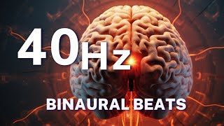 40hz Binaural Beats Perfect for Studying and Concentration Increase Brain Power Improve Memory [upl. by Llebpmac470]