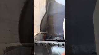 Spillway Flap Gate Closing in Dam viralvideo [upl. by Eilis370]