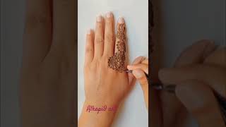 New arabic finger mehndi design mehndi alkapi9art sorts shortvideo shorts [upl. by Adnilahs]