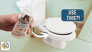 How to Fix a Loose or Wobbly Toilet Seat FOREVER [upl. by Tufts862]