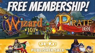 FREE MEMBERSHIP Wizard101 amp Pirate101 News [upl. by Almita]