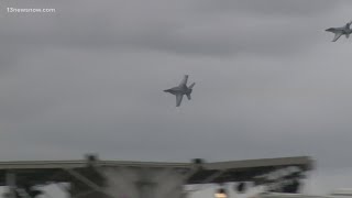 2024 NAS Oceana Air Show kicks off [upl. by Eednahs]