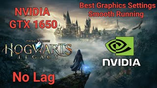 Hogwarts Legacy Best Graphics Settings  NVIDIA GTX 1650  Smooth Running  Hogwarts Legacy [upl. by Cleary]