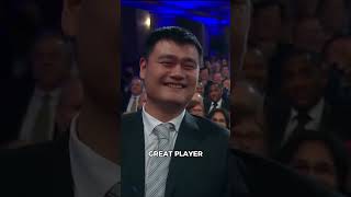 That time Yao Ming TRICKED Shaq  Shaq HOF Speech on Yao Ming 😂 nba shorts edit [upl. by Ennahteb896]