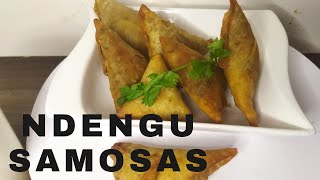 How to Cook Ndengu SAMOSA recipe In KOKO GAS AT HOMEHomemade Ndengu samosas [upl. by Htinek]