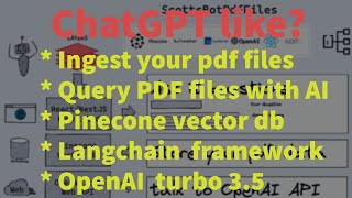 Use AI to query your own data like multiple pdf files using chatgpt and openai type of technology [upl. by Renzo761]