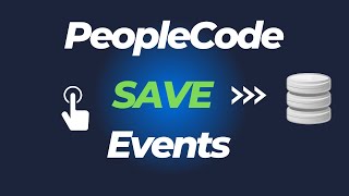 PeopleCode Save Events Tutorial  PeopleCode Events Tutorial  Episode 6  Sameer Pravin Ranalkar [upl. by Lowrance]