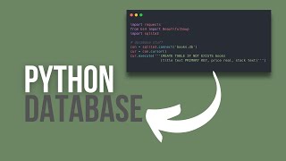 How to store data with Python and SQLite3 [upl. by Karub]