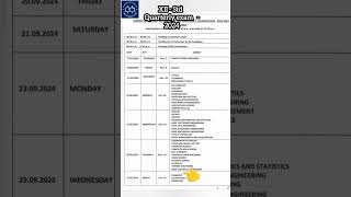 TN 12th Quarterly exam time table class12 chemistry [upl. by Vernen]