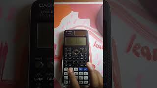 How to change unit on casio fx 991 excalcultor tricksfirst video [upl. by Nickey]