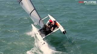 The Slip By Request ⎪Catamaran Sailing Save ⎪Nacra 58 [upl. by Ahern]