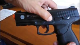 PISTOLA AIRSOFT TAURUS PT 247SPRING UNBOXING REVIEW E PRIMEIRAS IMPRESSÕES [upl. by Porter]