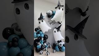 👻🩵THE BOO CREW🩵👻 halloween halloweendecor balloonartist balloonideas [upl. by Rebah]