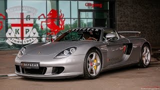 Porsche Carrera GT w Straight Pipes  Insane Revs [upl. by Nesahc362]