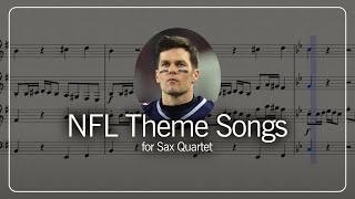 NFL Theme Song Medley for Sax Quartet [upl. by Ettennig30]