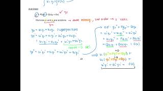 Diff Eq 46 Notes Variation of Parameters [upl. by Akiras]