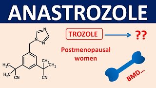 Anastrozole  Mechanism precautions interactions amp uses [upl. by Angie561]