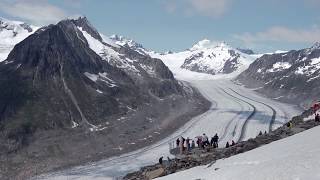 Neuer Rundweg Eggishorn  360°Panorama am Grossen Aletschgletscher [upl. by Liw]