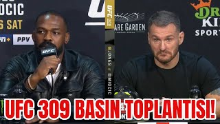 TÜRKÇE UFC 309 BASIN TOPLANTISI  Jones vs Miocic amp Oliveira vs Chandler 2 [upl. by Darwin]