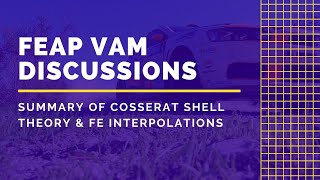 Summary of Cosserat Shell Theory [upl. by Amalberga]