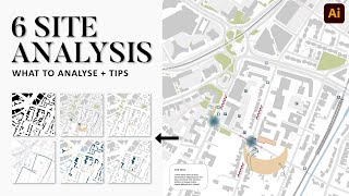 Site Analysis using Illustrator Tutorial [upl. by Costin]