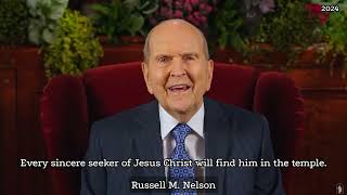 President Russell M Nelson  The Lord Jesus Christ Will Come Again  October 2024 Conference [upl. by Goldfinch]