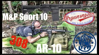 Smith amp Wesson MampP 10 Sport Optics Ready 308 Review Best Budget AR10 Complete Rifle [upl. by Alric255]