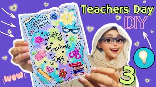 Teachers day card easy and beautifull with paper  Happy Teachers Day easy Card 💗 [upl. by Lucila]