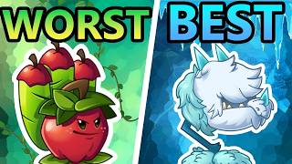 Ranking every premium plant from worst to best PvZ2 [upl. by Eimmas772]