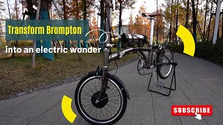 Upgrade your beloved Brompton to an electric bike [upl. by Atelahs]