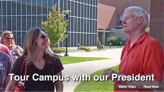 RIT Campus Tour President Emeritus Serves as Your Guide [upl. by Llevart]